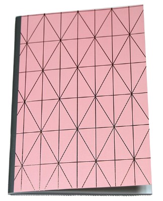 Picture of CHARMIES NOTEBOOK PINK GEO - 2 PACK 