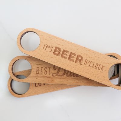 Picture of Bottle Opener Beer Wooden