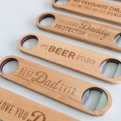 Picture of Bottle Opener Beer Wooden