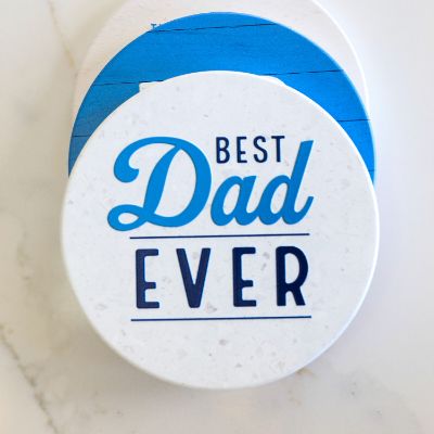 Picture of Ceramic Coaster Best Dad