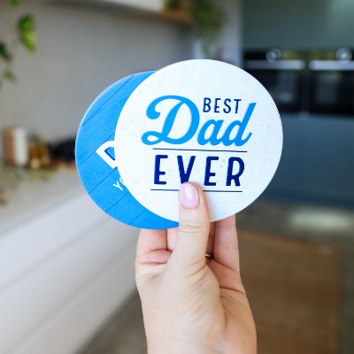 Picture of Ceramic Coaster Best Dad