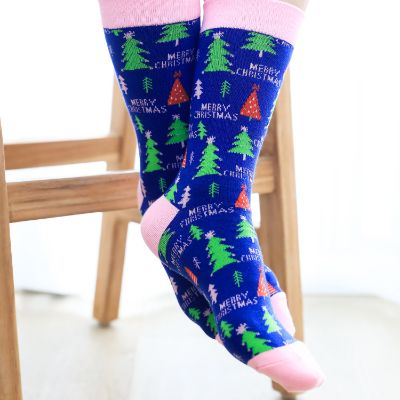 Picture of Socks Festive Navy