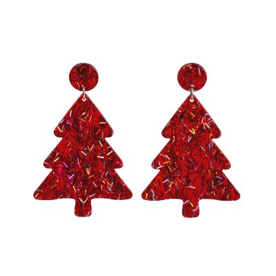 Picture of Earrings Red Tree