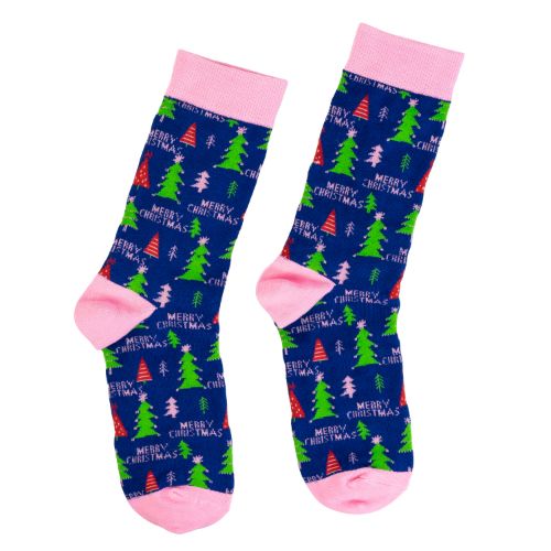 Picture of Socks Festive Navy