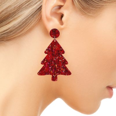 Picture of Earrings Red Tree