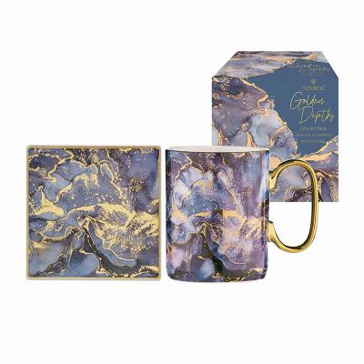 Picture of Golden Depths Mug and Coaster Set Moonstone