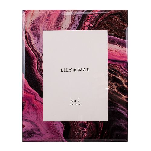 Picture of Lily & Mae Photo Frame 5X7 Lava