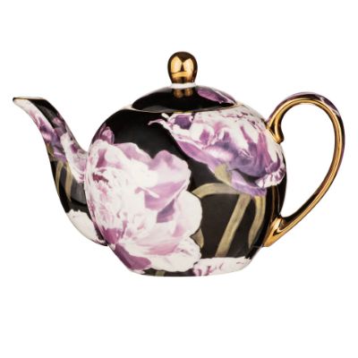 Picture of Dark Florals Teapot Infuser 1L Peony