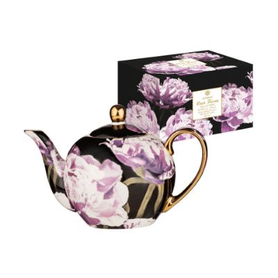 Picture of Dark Florals Teapot Infuser 1L Peony