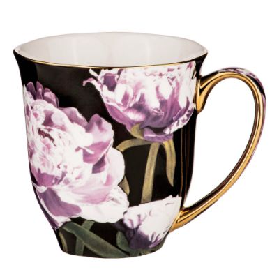 Picture of Dark Florals Mug Peony