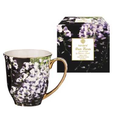 Picture of Dark Florals Mug Wisteria