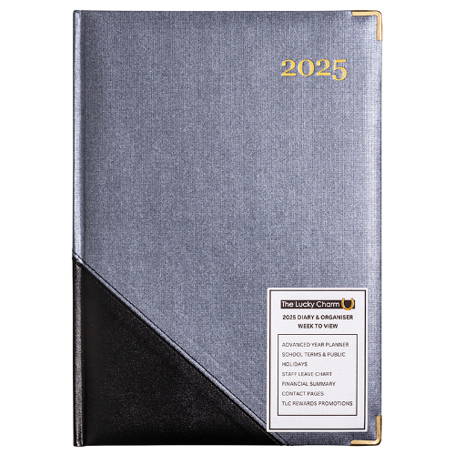 Picture of Diary A4 WTV Silver 2025