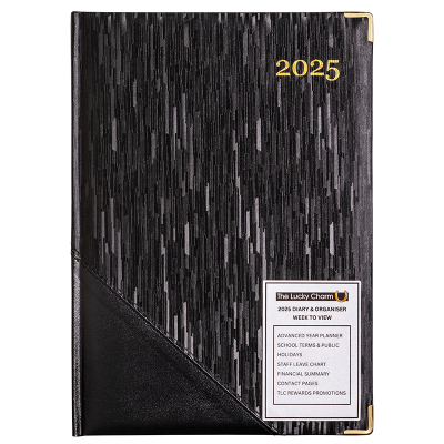 Picture of Diary A4 WTV Black 2025