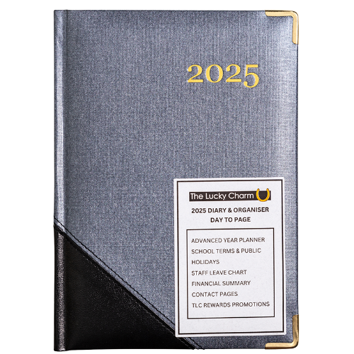 Picture of Diary A5 DTP Silver 2025